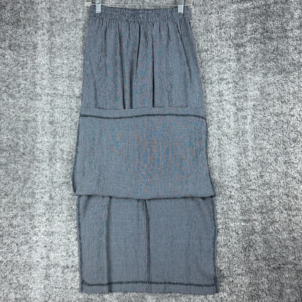 NEW Vtg Casual Corner & Co Women's Medium 2 Piece Skirt Top Set Black White USA - Picture 7 of 16